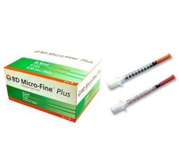 Bd micro-fine+ шприц инсулиновый 1мл с иглой 0.25х6.0мм 31g u-100 10 шт