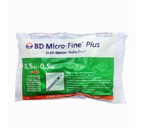Bd micro-fine+ шприц инсулиновый 1мл u-100 0.33x12.7мм 29g 10 шт