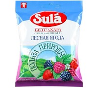 Sula леденцы без сахара 60г лесная ягода