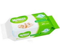 Huggies Ultra Comfort салфетки детские протирочные 64 шт + aloe wipes